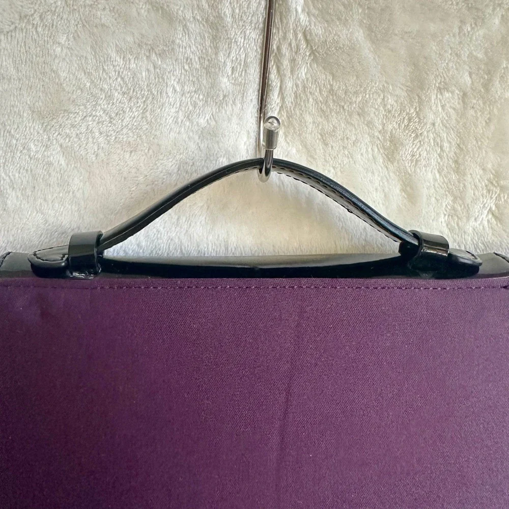 Marc by Marc Jacobs Purple Neoprene Patent Leather Lining iPad Tablet Folio Case